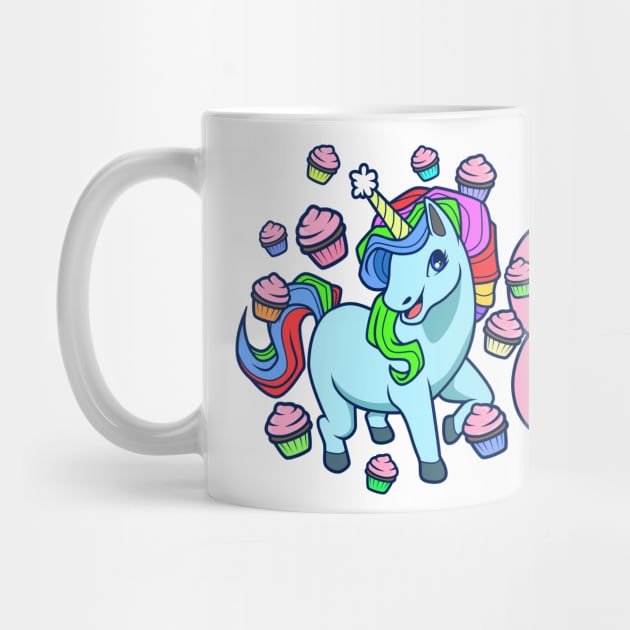 I am 8 with unicorn - girl birthday 8 years old by Modern Medieval Design